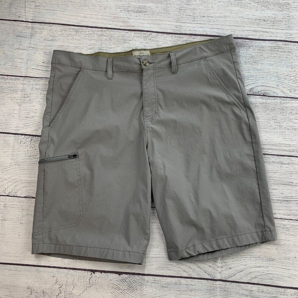 Weatherproof Shorts Men's sz 38 Regular Fit Gray Nylon Inseam 10"